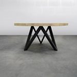 table ronde en bois massif ARTMETA