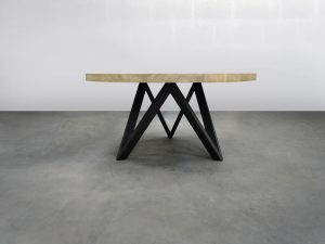 table ronde en bois massif ARTMETA