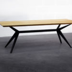 ARTMETA table Papillon 220 x 90 cm / Bois de Frêne olivier