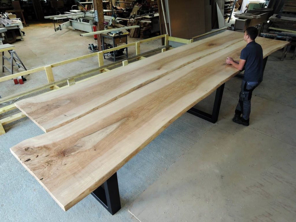 ARTMETA table XXL pour le groupe vinci / bords live edge