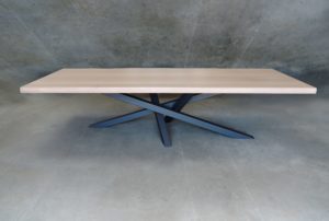 ARTMETA table mikado acier et bois massif