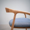 Chaise Madrid / Bois massif de frêne avec teinte chêne / Fabrication artisanale