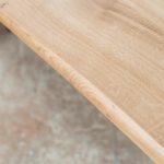 Table mikado en acier et bois massif sur mesure / ARTMETA