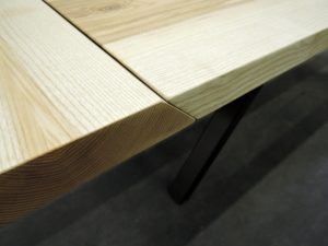 ARTMETA table élémentaire acier et bois massif