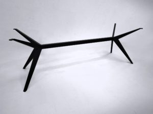 Pied de table Papillon sur mesure / aluminium pleine masse