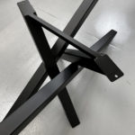 ARTMETA / pied Mikado acier sur mesure / table mikado