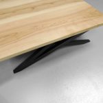 ARTMETA table basse signature sur mesure bois massif et acier
