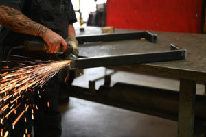 Fabrication pied de table Urbaine