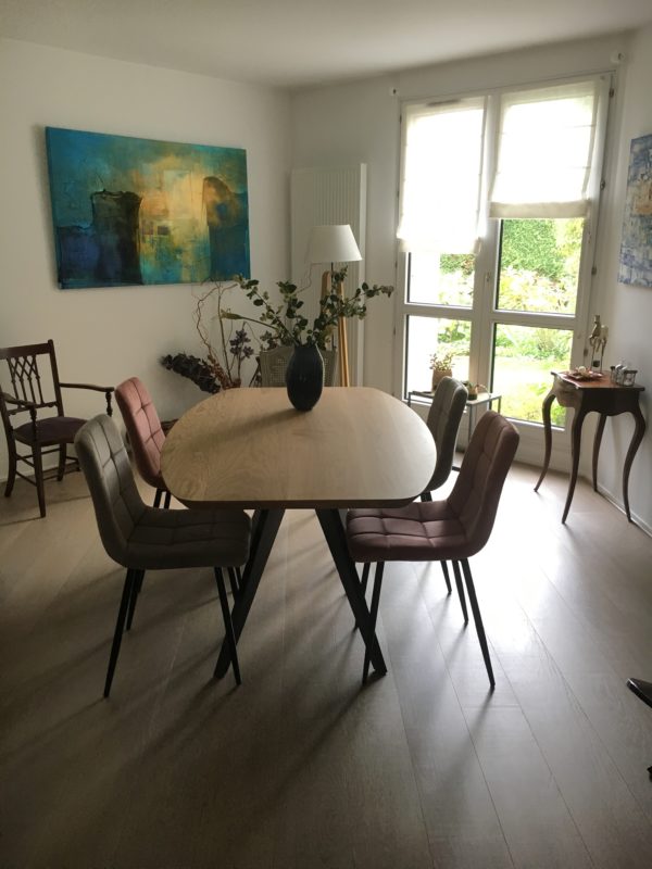 Table Méduse 160x90xH75 cm / chêne contemporain