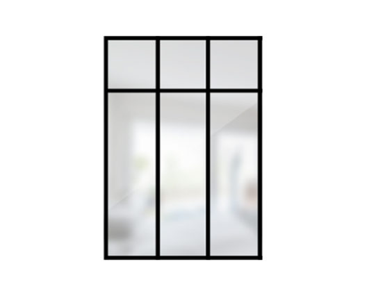 ARTMETA / verrière loft 3 travées acier