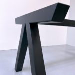 ARTMETA / Pied de table Aubier sur mesure en acier