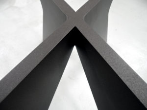 ARTMETA pied de table Méduse en aluminium sur mesure / Table Méduse