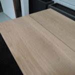 ARTMETA / Table Urbaine 300 x 100 x H 75 cm / chêne naturel + pied noir