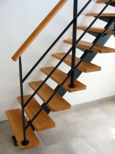 ARTMETA / Réalisations menuiserie métallique / escalier