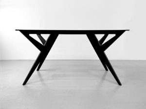 Pied de table "Ma Reine" sur mesure / Aluminium pleine masse / ARTMETA