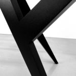 Pied de table "Ma Reine" sur mesure / Aluminium pleine masse / ARTMETA