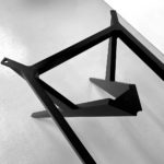 Pied de table "Ma Reine" sur mesure / Aluminium pleine masse / ARTMETA