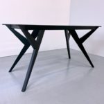 ARTMETA / Pied de table Ma Reine sur mesure en aluminium pleine masse