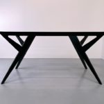 ARTMETA / Pied de table Ma Reine sur mesure en aluminium pleine masse