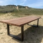 Table extérieure Rivage / Alu et bois massif