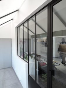 Verrière intérieur atelier en acier / Cherbourg / ARTMETA