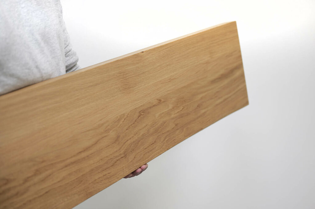 planche étagère en chêne massif