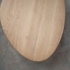 Table basse Galet / Bois massif et acier / Fabrication sur mesure ARTMETA