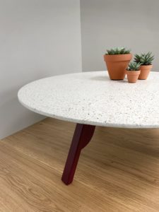 Table basse terrazzo Nageoire ARTMETA