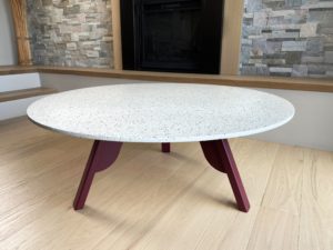 Table basse terrazzo Nageoire ARTMETA