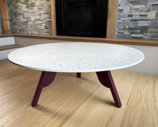 Table basse terrazzo Nageoire ARTMETA
