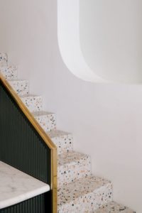 escalier terrazzo