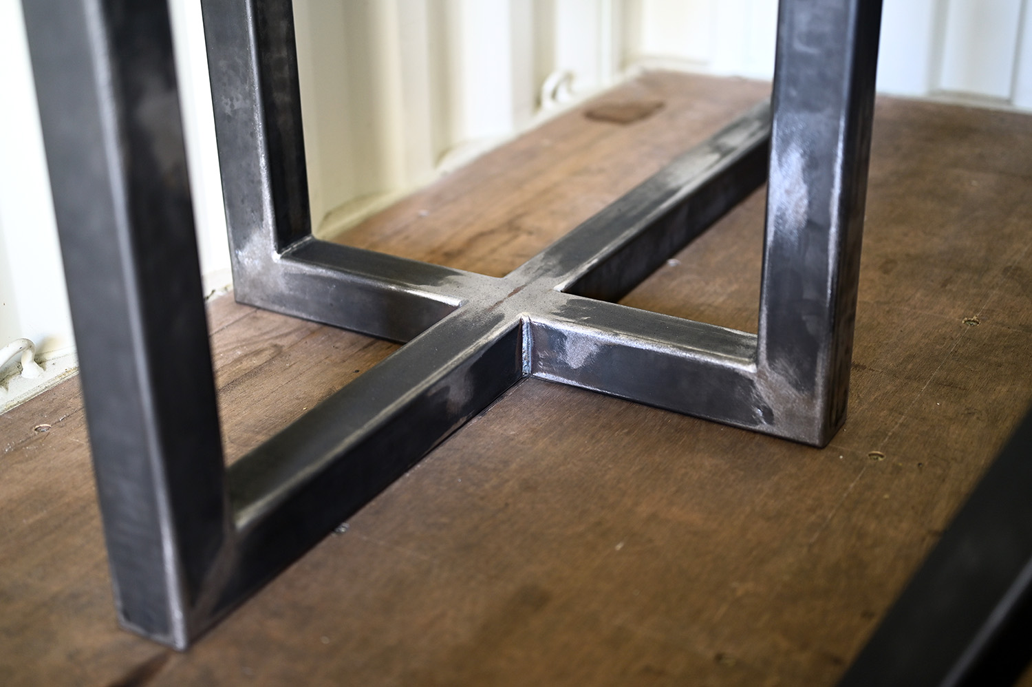 pied de table acier brut Artmeta