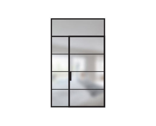 Porte verrière tiercée 9 verres