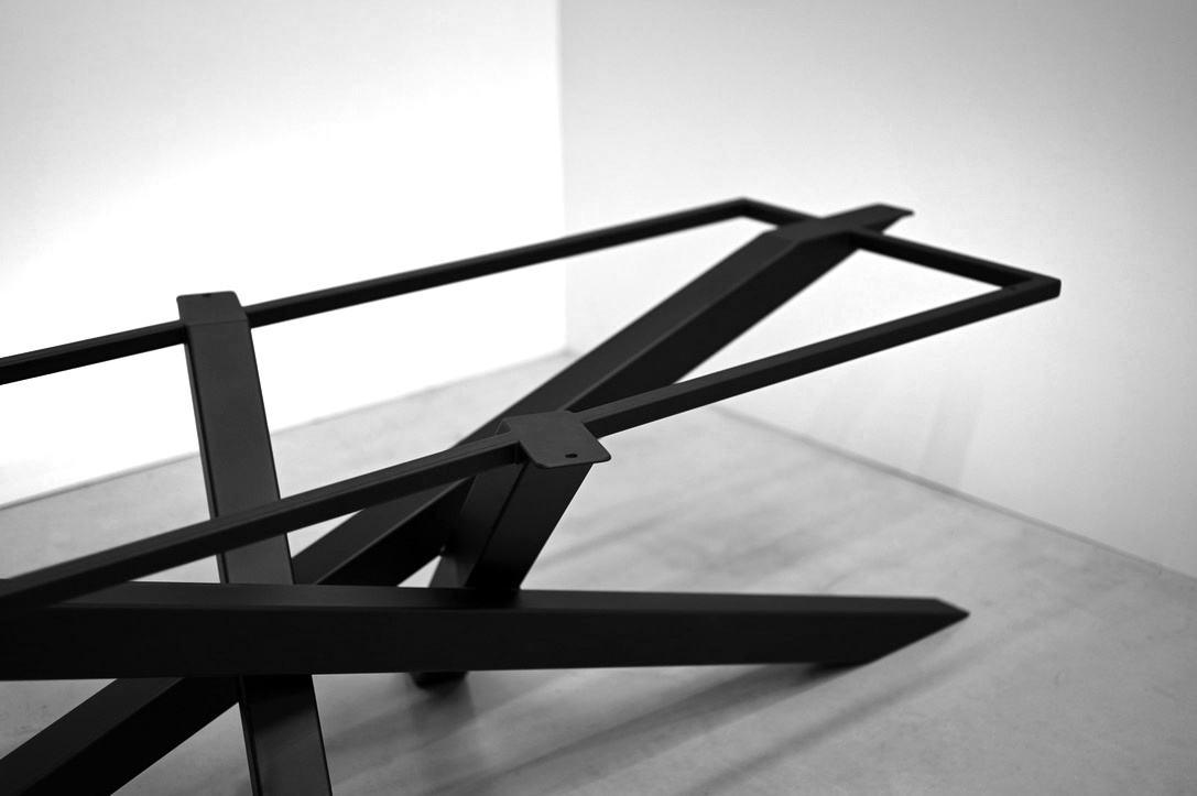Pied de table Mikado avec cadre / Fabrication artisanale française