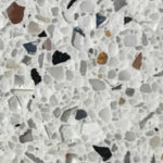 Terrazzo noir et blanc