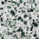 Terrazzo vert émeraude