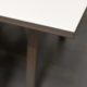Table en céramique Hameau / Pieds en acier / Céramique Dekton Zenith 8 mm / Dimensions : 240 x 90 x H 75 cm / Fabrication artisanale et sur mesure ARTMETA