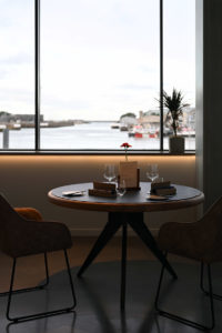 Mobilier restaurant étoilé Le Pily à Cherbourg