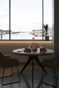 Mobilier restaurant étoilé Le Pily à Cherbourg