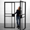 Double porte verrière 10 verres / Dimensions : 1600 x 2040 mm / Fabrication sur mesure ARTMETA