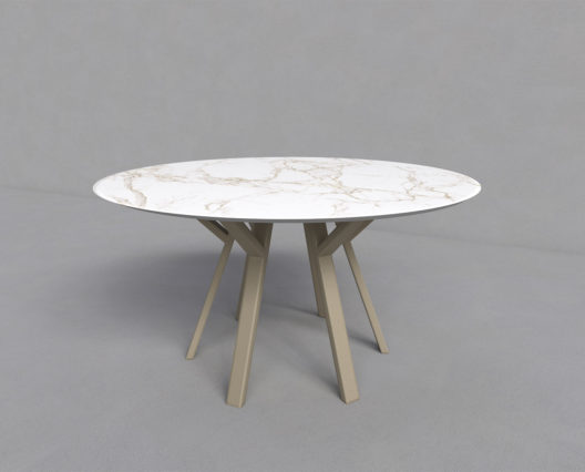 Table ronde céramique RAMAGE dekton entzo