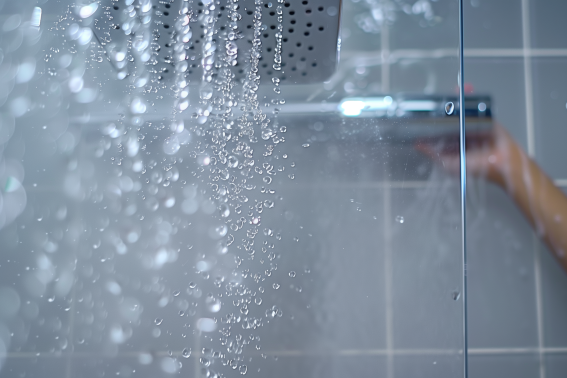 nettoyage porte de douche