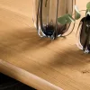 Table bois Mikado / Acier et bois massif / Dimensions : 300x100xH75 cm / Chêne Français massif et acier couleur noir charbon / Fabrication artisanale française ARTMETA
