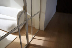 Advisor Paris porte verrière en acier sur mesure avec courbes Fabrication artisanale Française ARTMETA