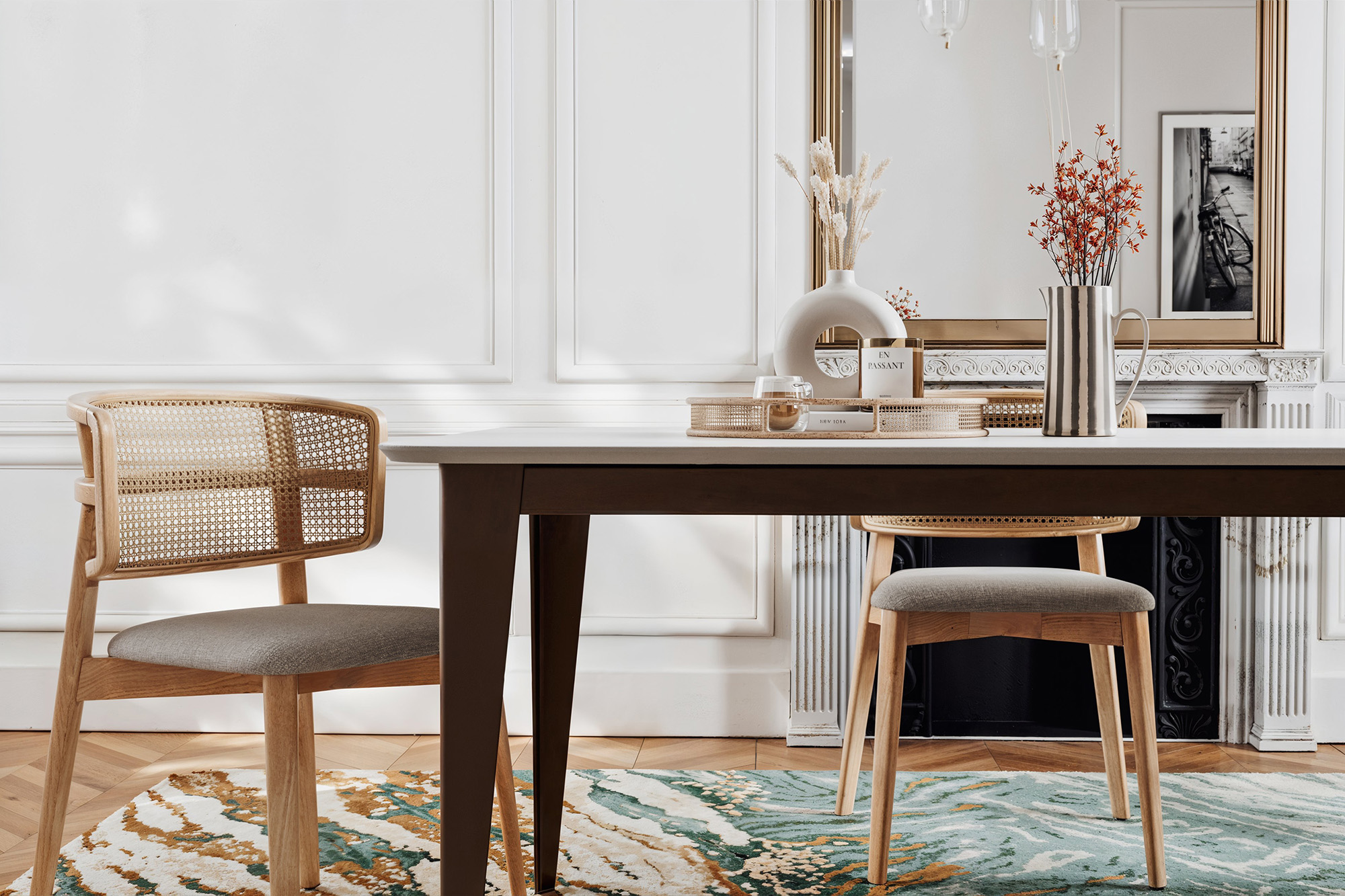 Table en céramique Comtesse intérieur haussmannien