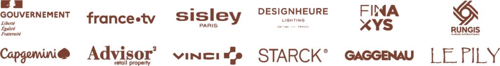logos clients couleur rouille