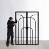 Double porte verrière N°84 en acier et sur mesure / Fabrication artisanale