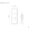 Porte verrière N°73 en acier et sur mesure