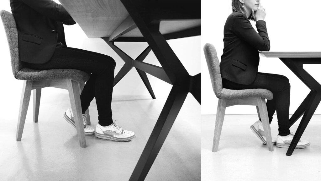 Table ARTMETA Papillon en bois ergonomie