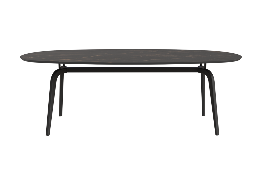 Table en céramique Dekton Laurent / modèle Céleste / Fabrication artisanale Française